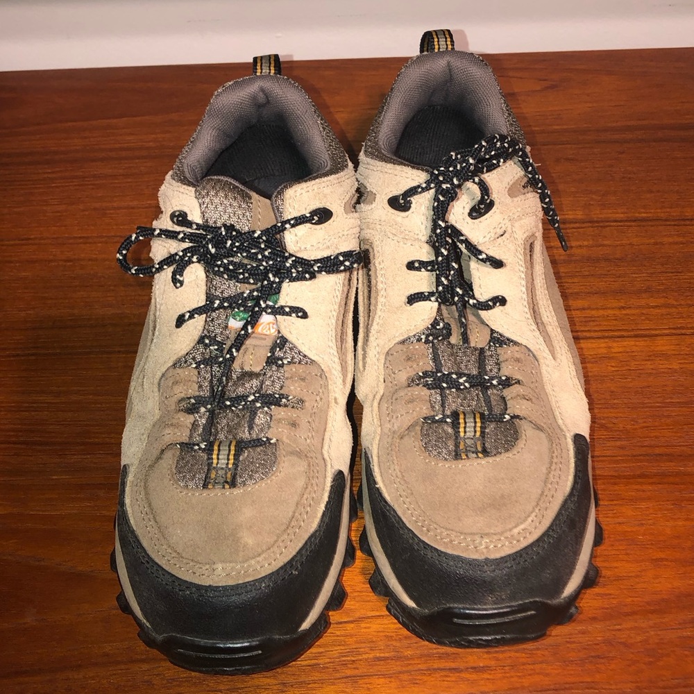 Timberland Steel Toe Lace Up Boots - Tan and Black - Picture 2 of 6
